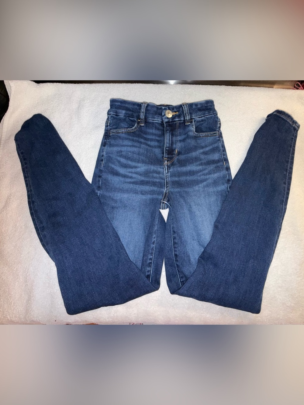 American Eagle Curvy High Rise Jeggings‎ Size 000 R